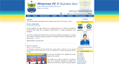 Desktop Screenshot of minervenfutbolclub.com